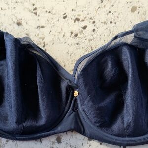 Understance Lined Underwire Bra - Navy - Size 40G